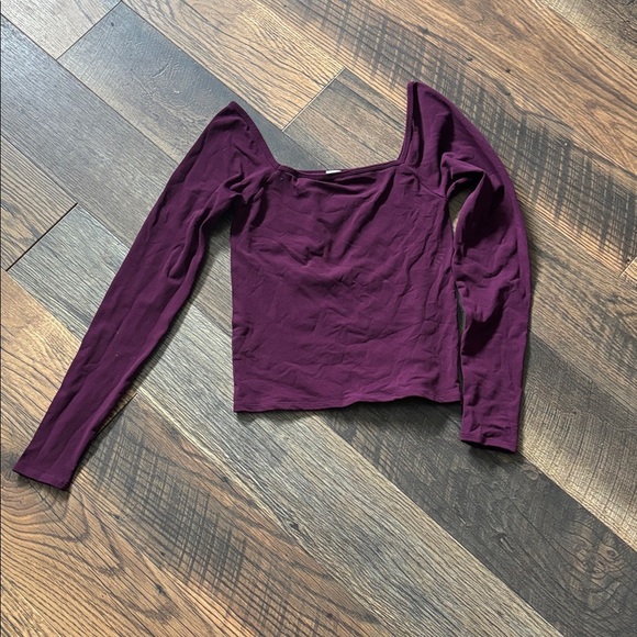 Fabletics Tops - Fabletics Emilia SculptKnit Long-Sleeve  Top II Plum / Purple Women’s Size Large